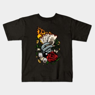 Hand Of Cards Kids T-Shirt